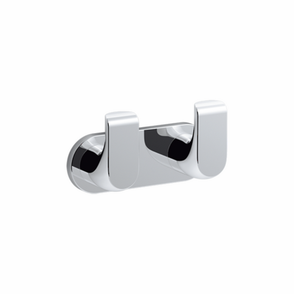 Avid Double Robe Hook Polished Chrome