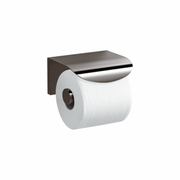 Avid Toilet Tissue Holder with Cover Titanium
