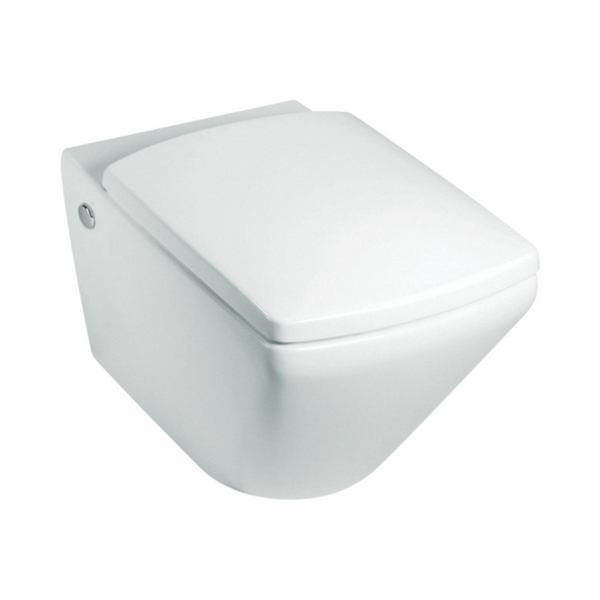Escale Wall Hung Toilet with bevel flush button