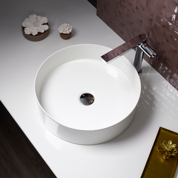 Mica Round Slim Rim Basin