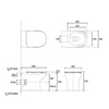 ModernLife Wall Faced Toilet Pan & Seat
