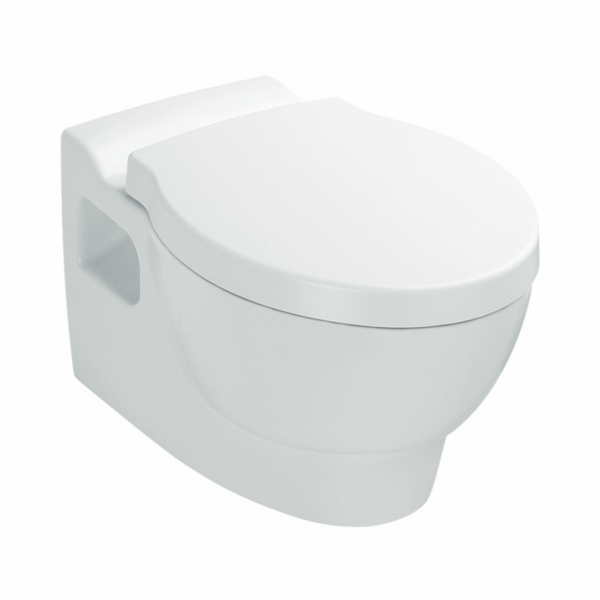 Ove Wall Faced Toilet with bevel flush button