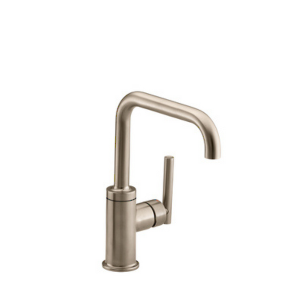 Purist Kitchen Mixer - Brushed Bronze